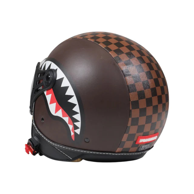 Sprayground casco Shark In Paris OP01BROWN