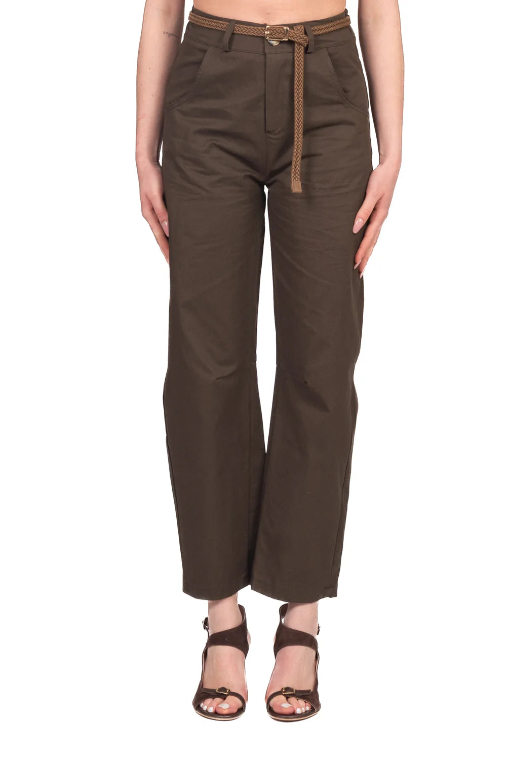 Vicolo donna pantalone TAB1709 MORO