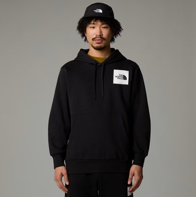 the north face uomo felpa fine hoodie black nf0a89eujk31