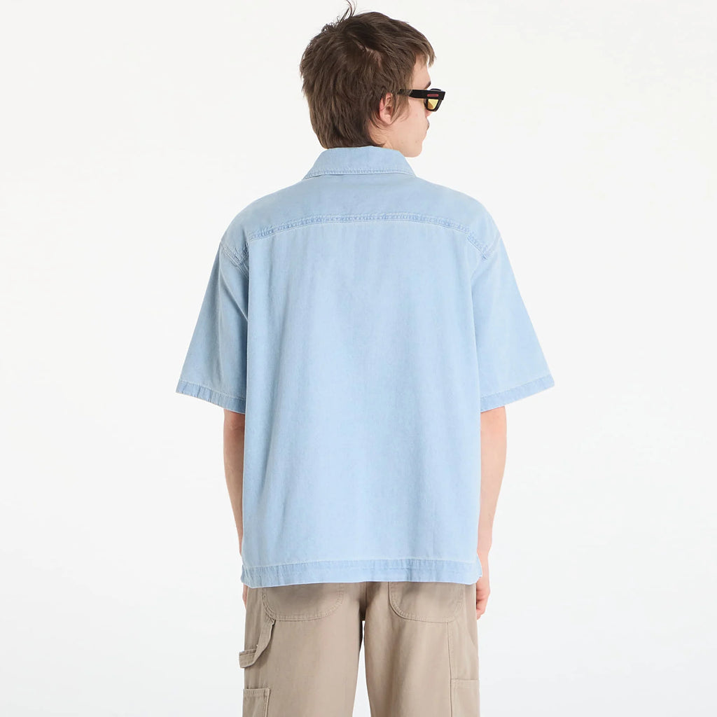 Dickies uomo camicia DENIM SHIRT FOG DK0A88PH0FE1