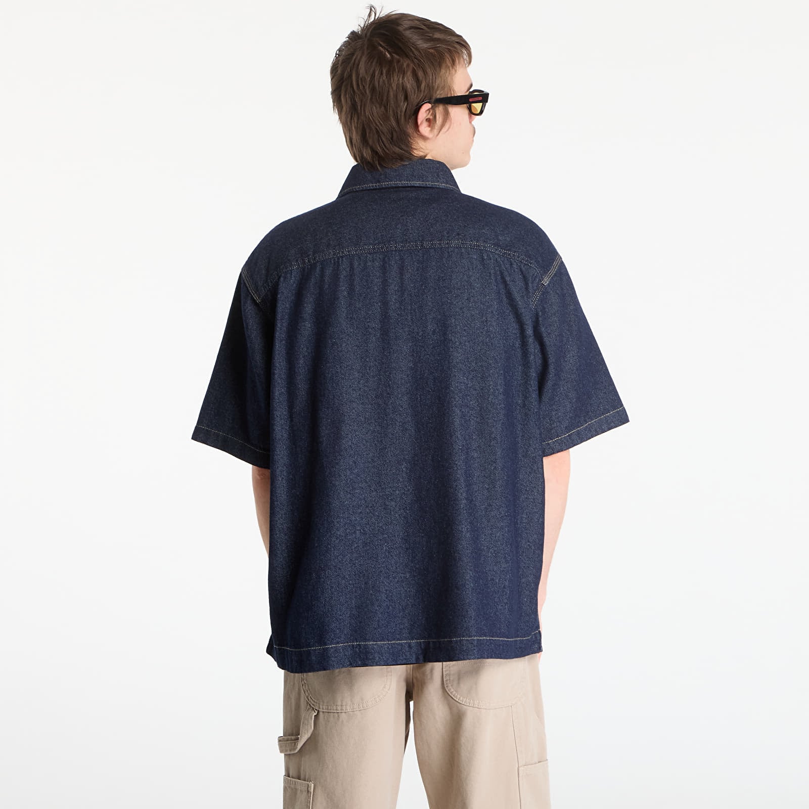 Dickies uomo camicia DENIM SHIRT RINSED DK0A88PHRIN1