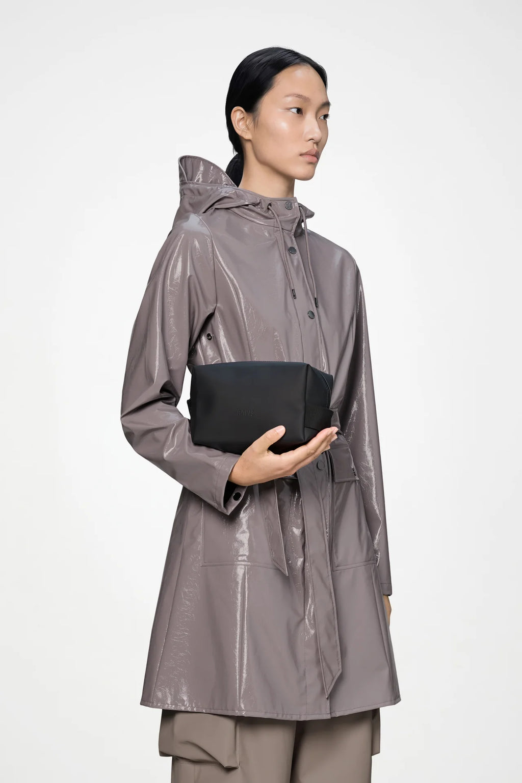 Rains pochette Wash Bag Small W3 Black 15580