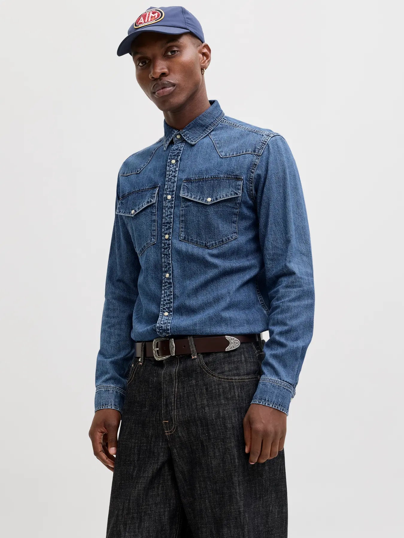 Jack & Jones uomo camicia WESTERN SHIRT AT 187 noos