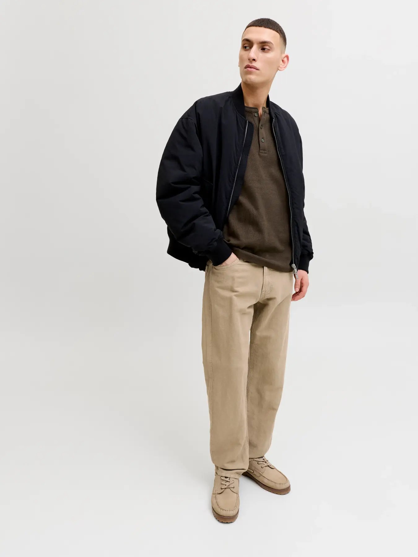 Jack & Jones uomo pantalone CHRIS LINEN BLEND 12293296