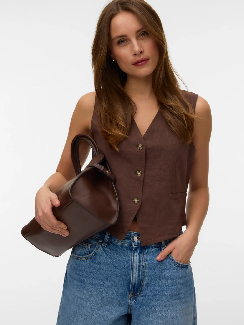 vero moda donna top CAIA VEST TOP 10333795 NOOS