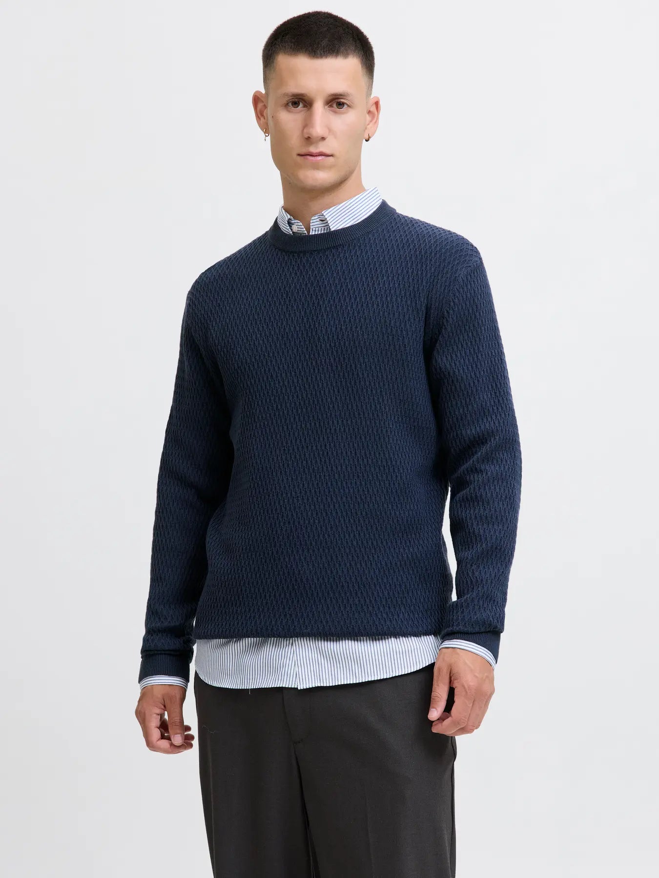 Jack & Jones uomo maglia Reagan 12283381 Darck Navy