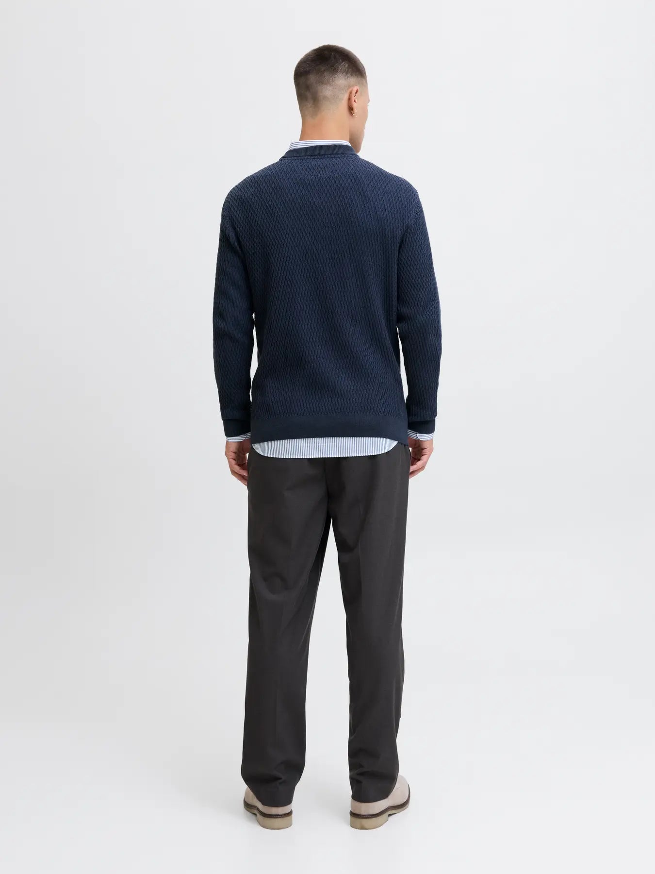 Jack & Jones uomo maglia Reagan 12283381 Darck Navy
