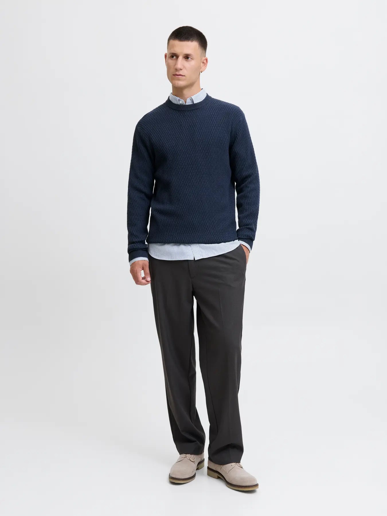 Jack & Jones uomo maglia Reagan 12283381 Darck Navy