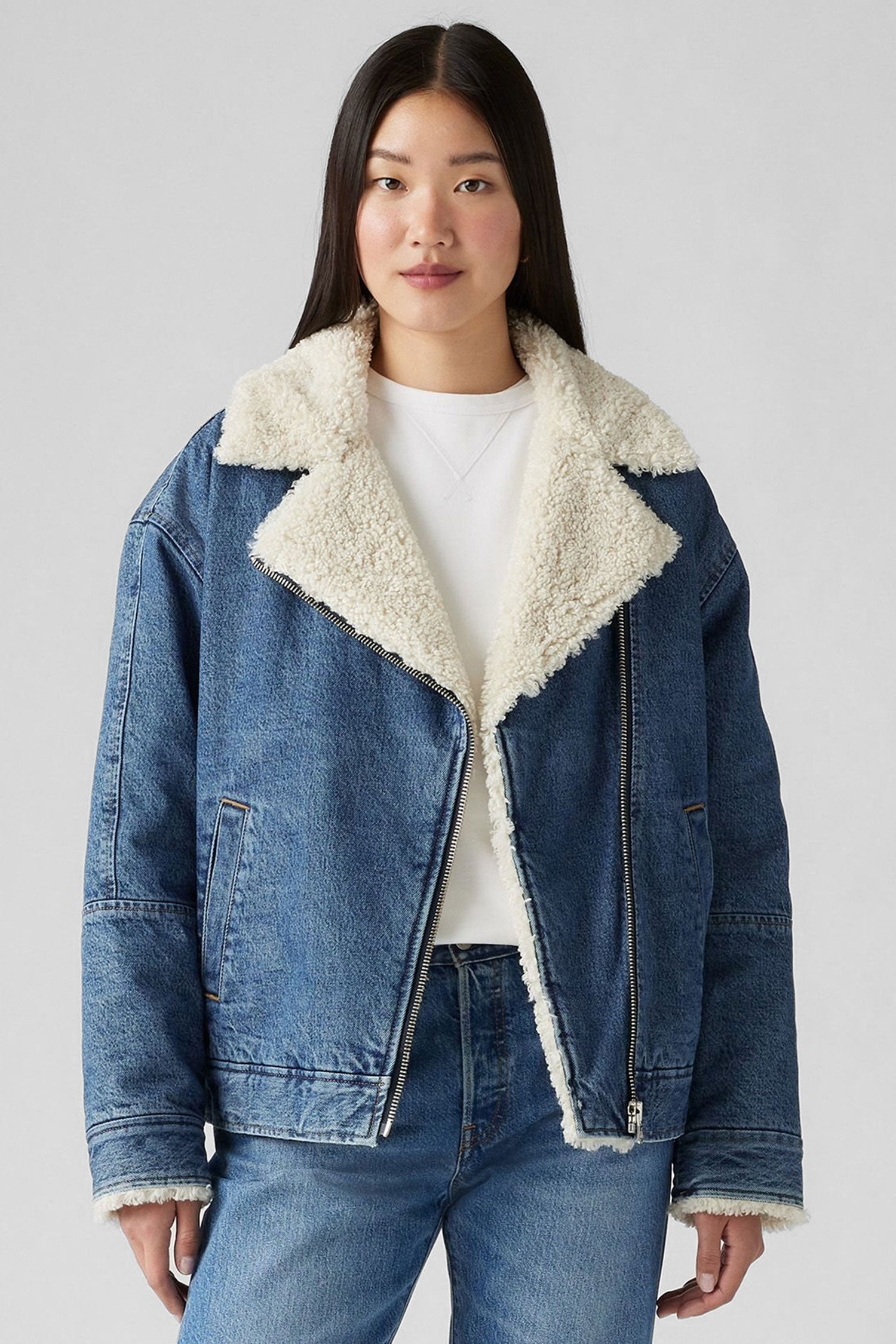 levi's donna giubbino Sherpa Flight A9370-0001