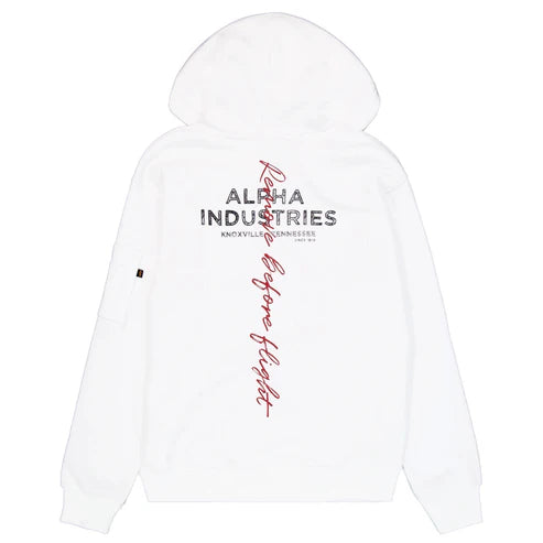 alpha industries uomo felpa signature bp 148341AI 09 Bianco