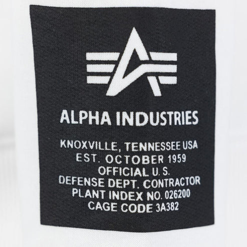 alpha industries uomo felpa alpha 126803AI 92 Bianco