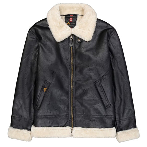 alpha industries uomo giubbino b3 fl 143106AI 03 Nero