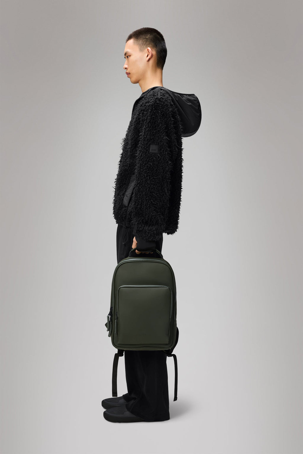 Rains uomo zaino book daypack RA13260 I25 Green