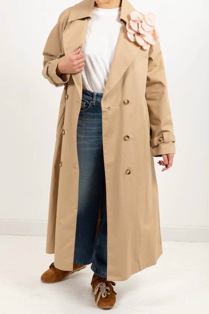 Susy Mix donna Trench SS25251 safari