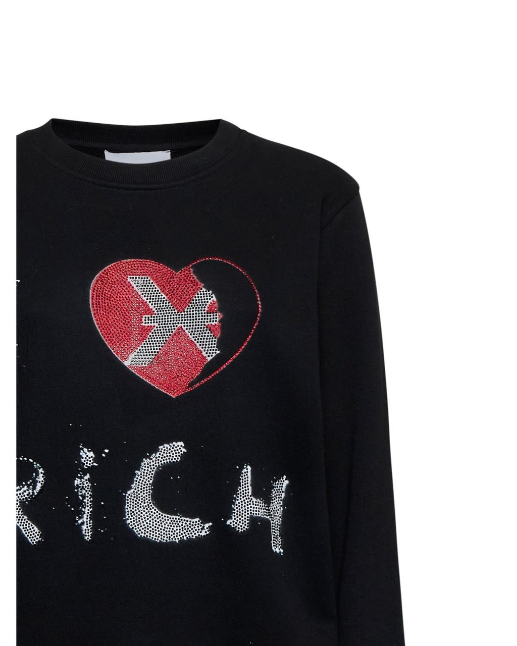 Richmond donna felpa Faram UWA25284FEMTL Black