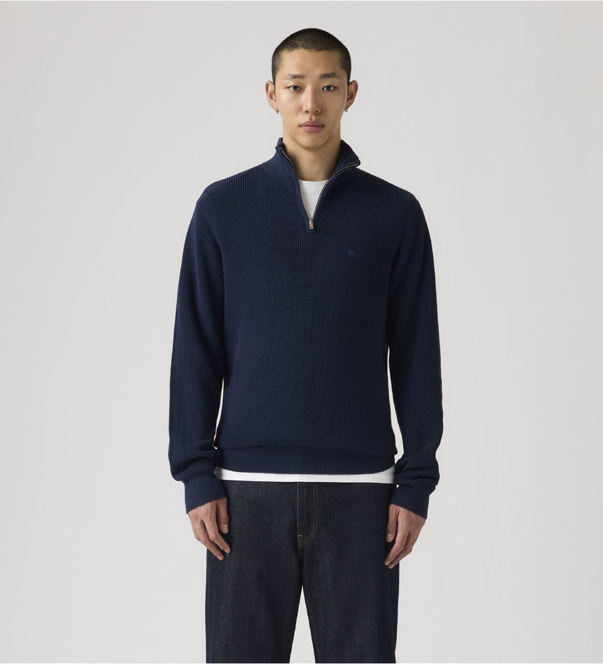 Levi's maglia Hm Quarter Zip 0058U-0000 Navy