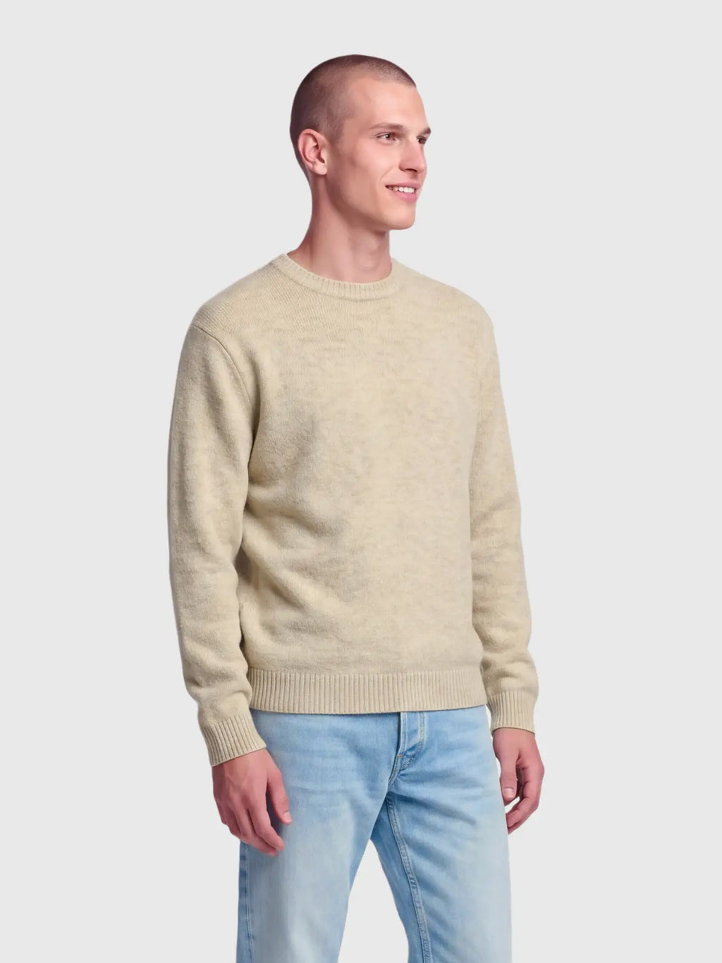 Only&Sons maglia HALE LS RLX CREW KNIT 22037584 Silver Lining