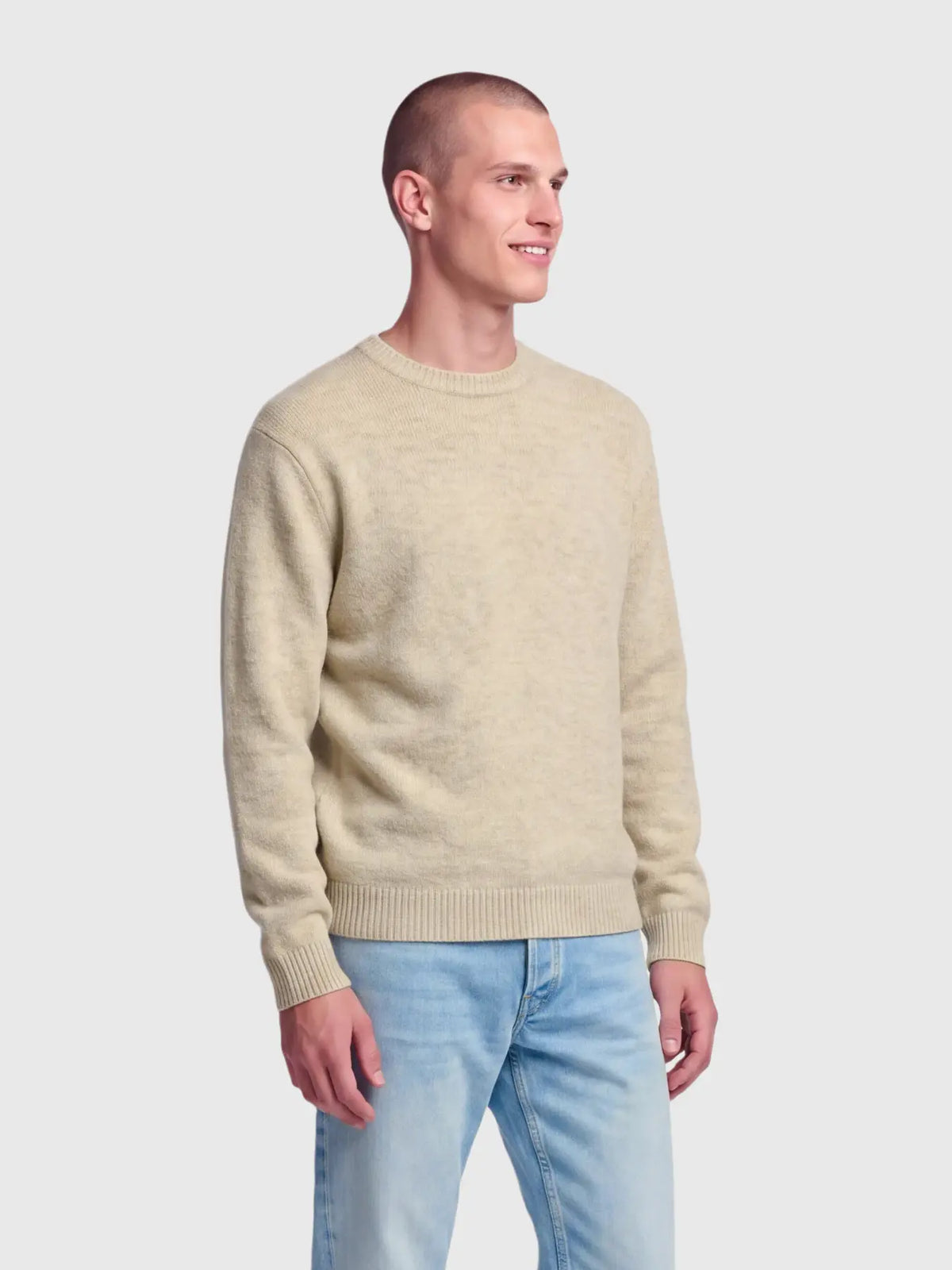Only&Sons maglia HALE LS RLX CREW KNIT 22037584 Silver Lining