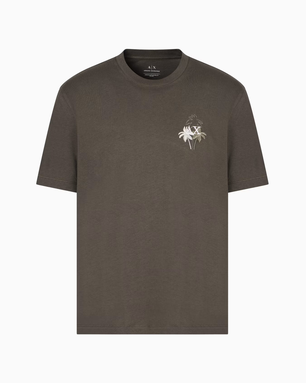 Armani Exchange uomo t-shirt XM000572AF10334 U8120 Verde