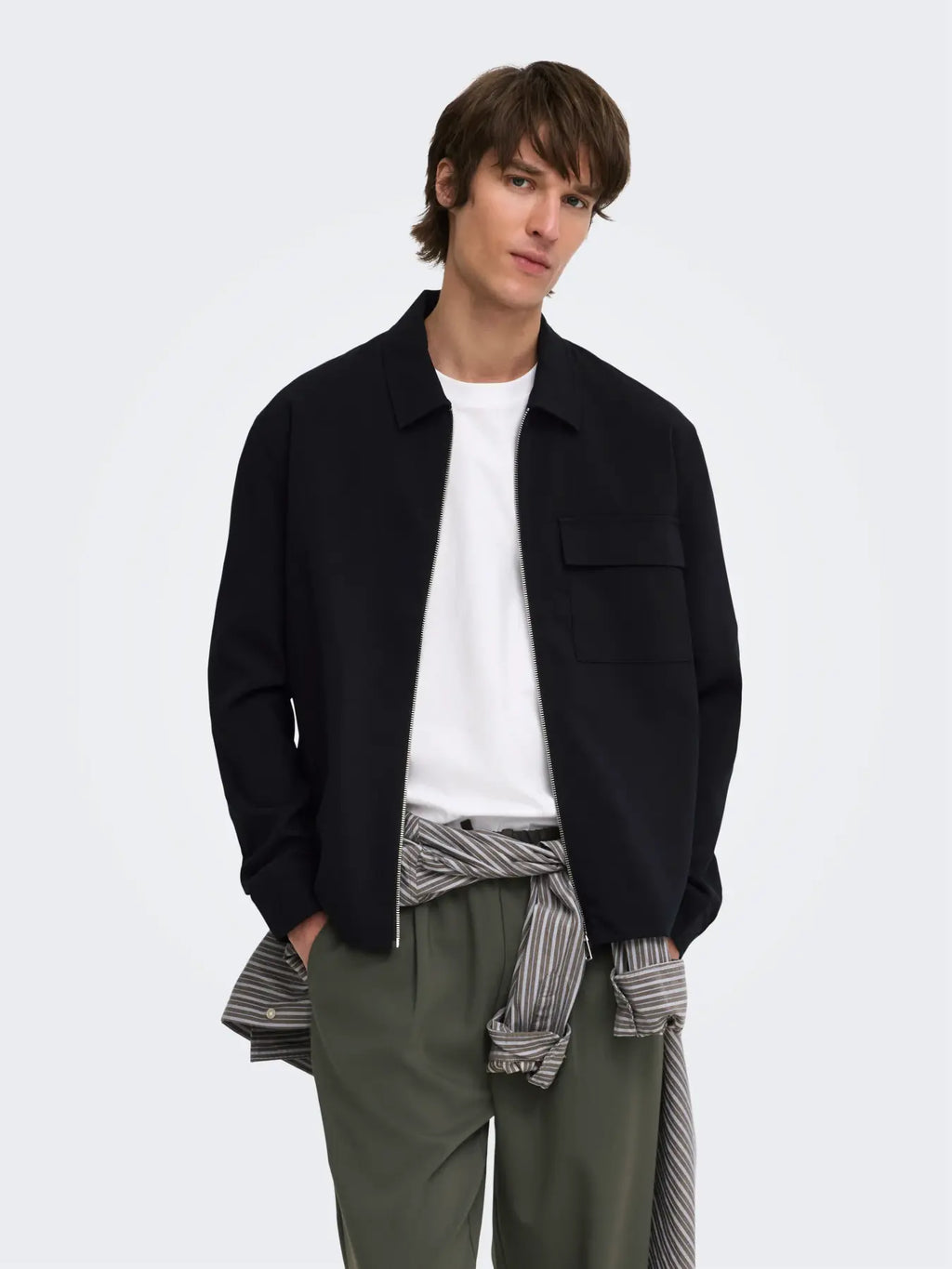 Only&Sons giubbino WILL 22038673 Jet Black noos
