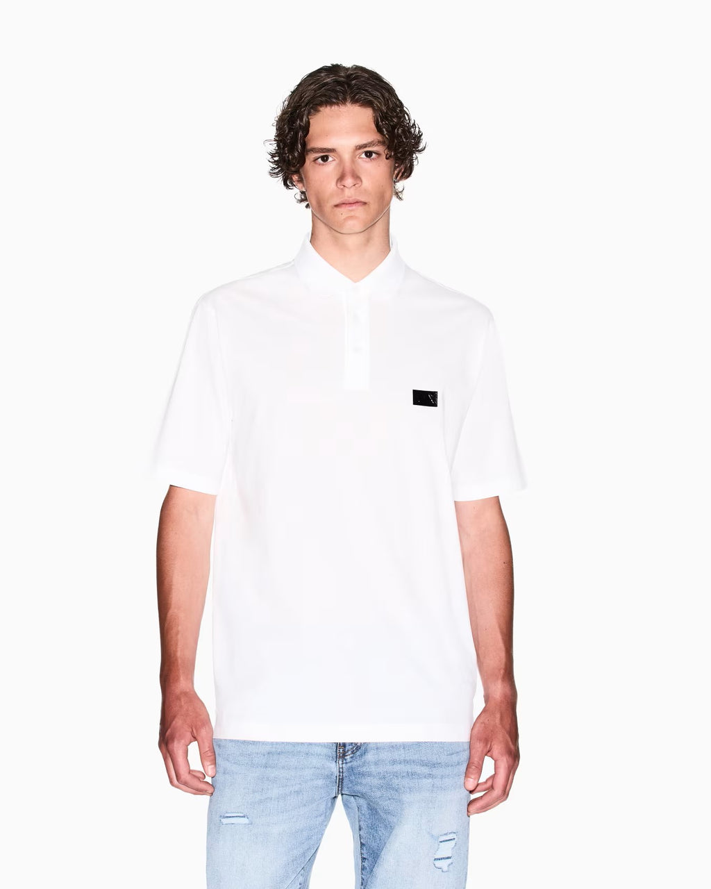 Armani Exchange uomo polo XM000484AF10364u0009 Bianco