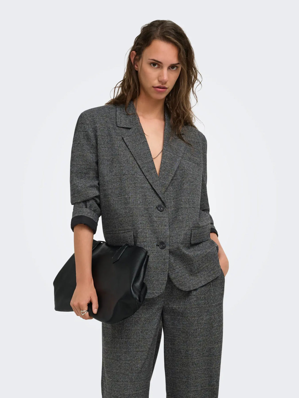 Only blazer SILJA 15381808 Dark Grey Melange AMPHORA