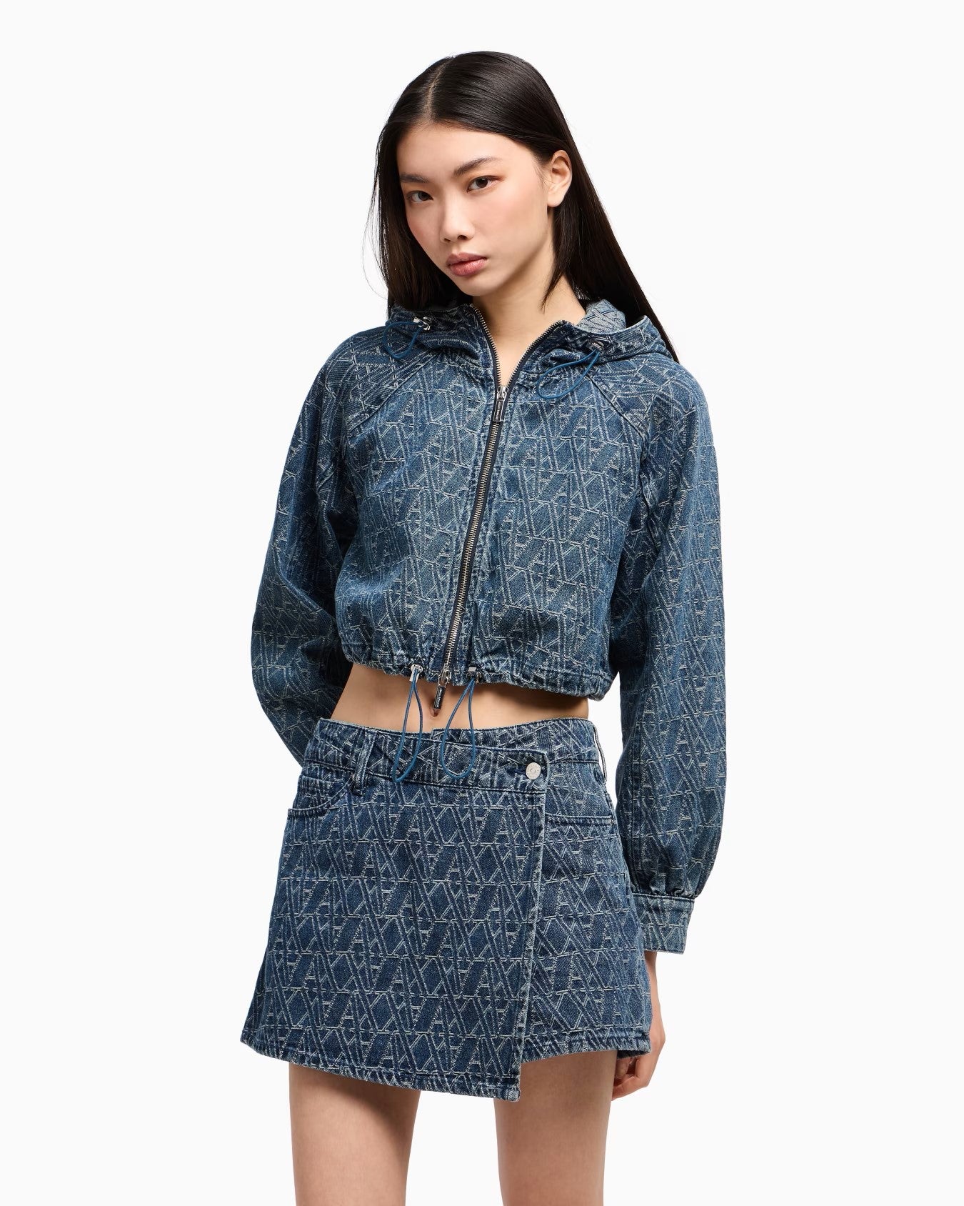 Armani Exchange donna short XW000555AF12844 FB055 denim
