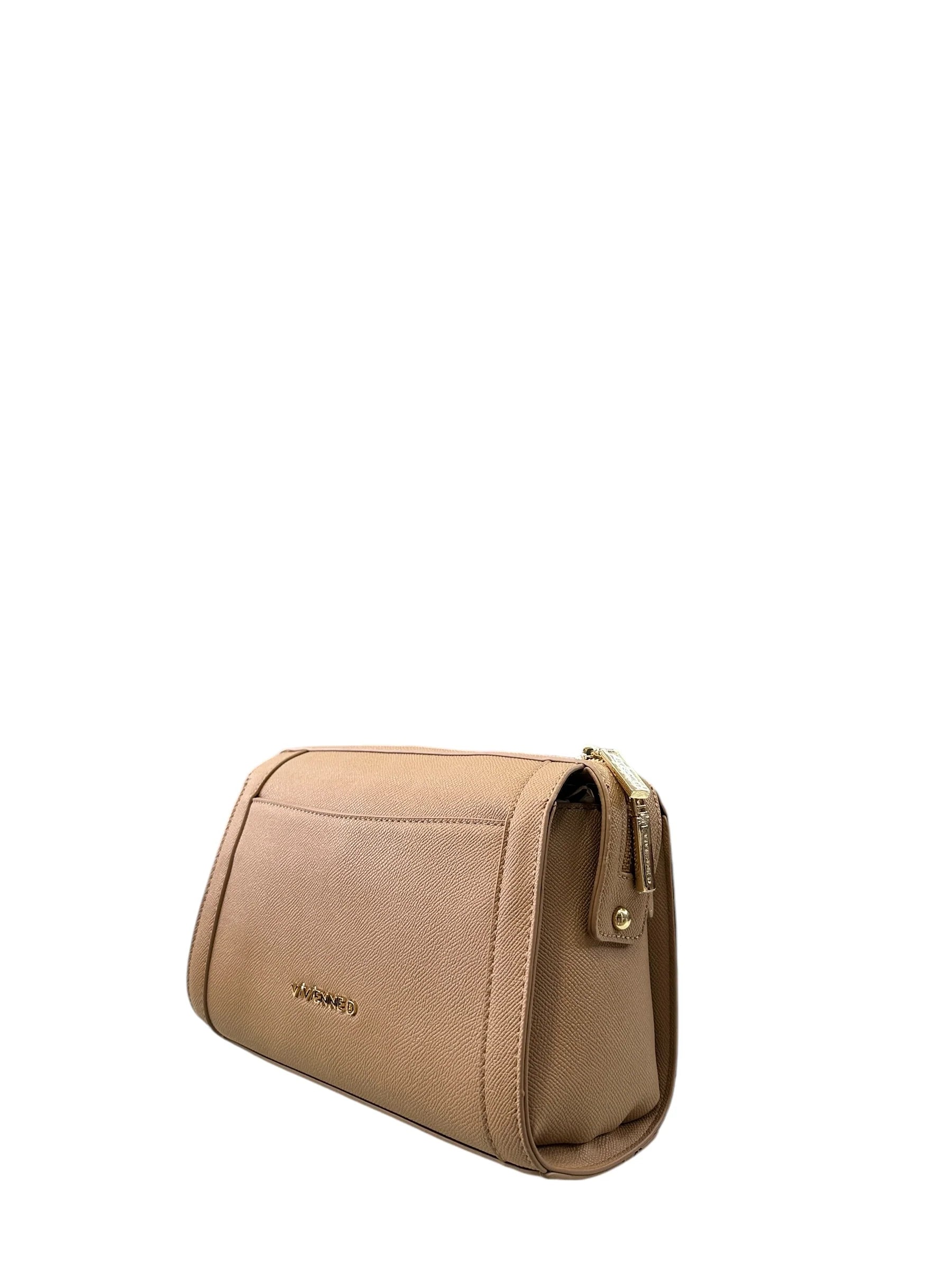 Vivienne D. donna borsa mini v106 camel