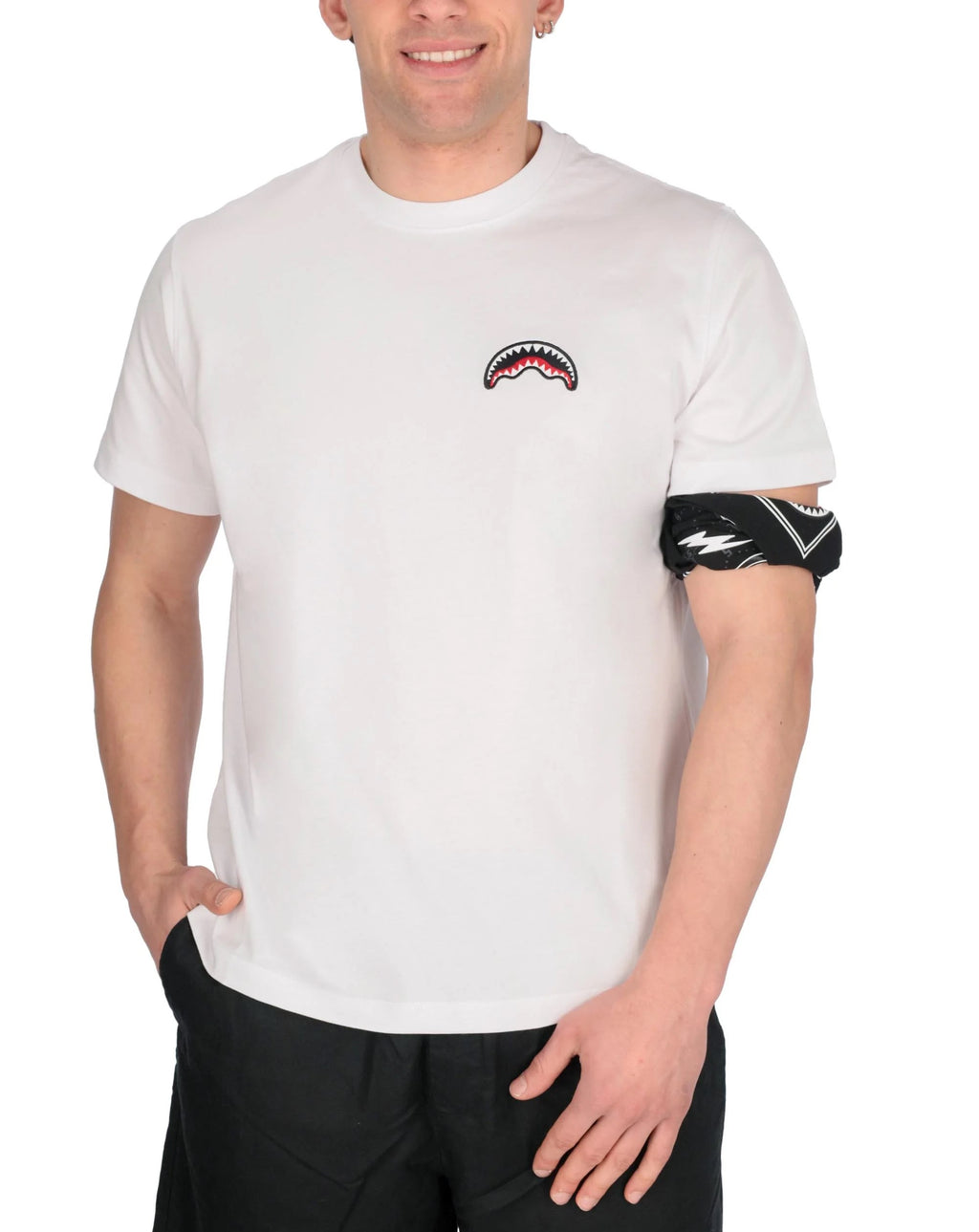 Sprayground uomo t-shirt Black Bandana SP731WHTBLACK