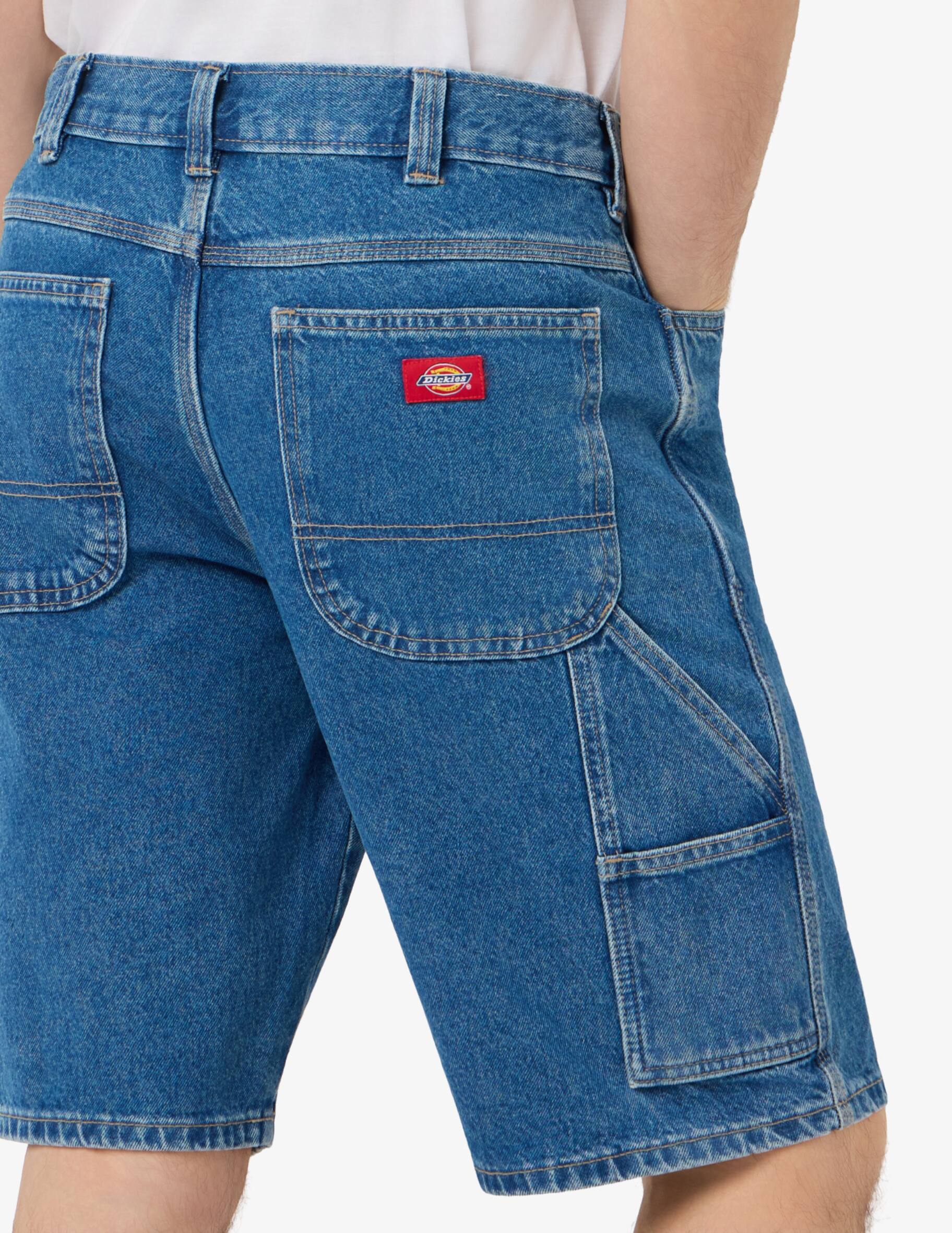 DICKIES Uomo SHORT CARPENTER JEANS DK0A88FCCLB1
