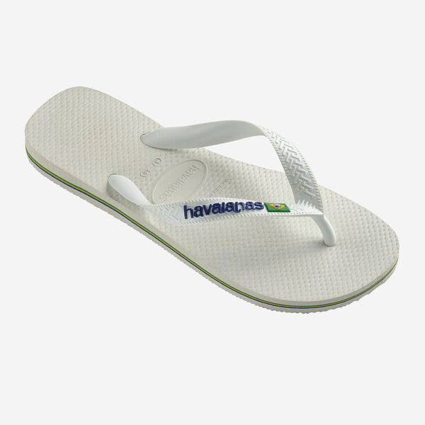 Havaianas uomo infradito BRASIL LOGO 4110850 Bianco