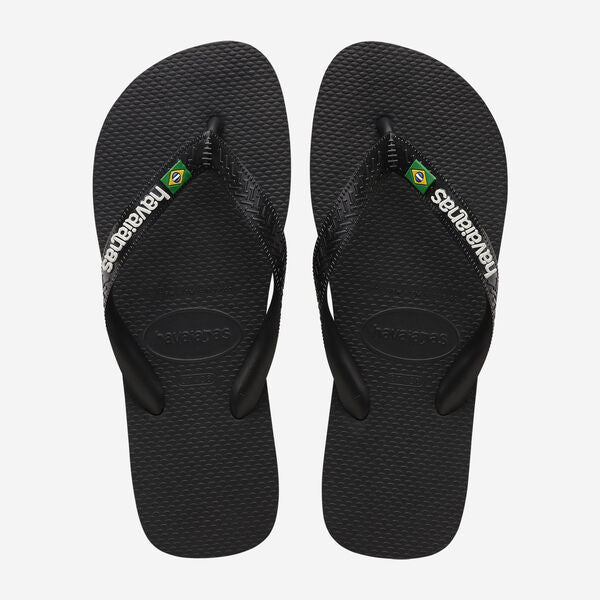 Havaianas uomo infradito BRASIL LOGO 4110850 Nero