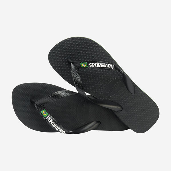 Havaianas uomo infradito BRASIL LOGO 4110850 Nero