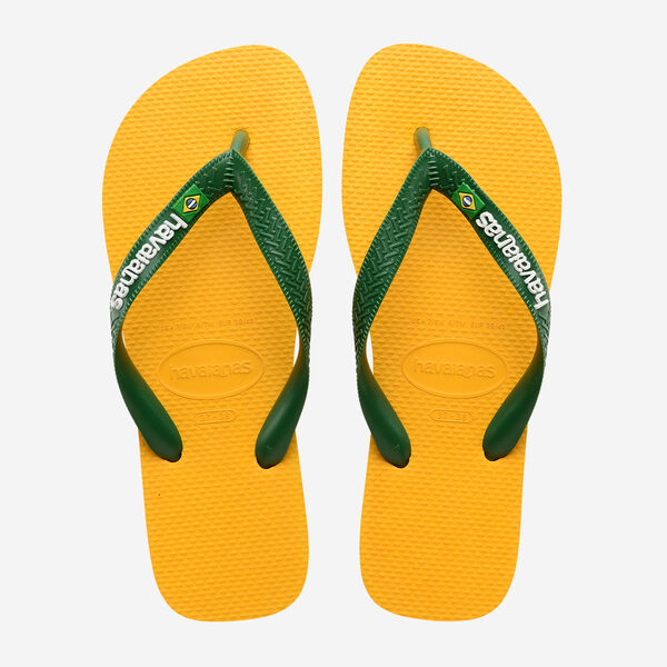 Havaianas uomo infradito BRASIL LOGO 4110850 Giallo