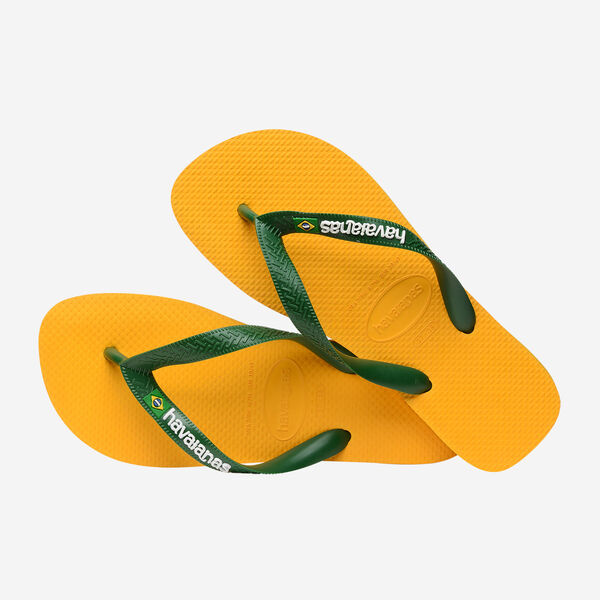 Havaianas uomo infradito BRASIL LOGO 4110850 Giallo