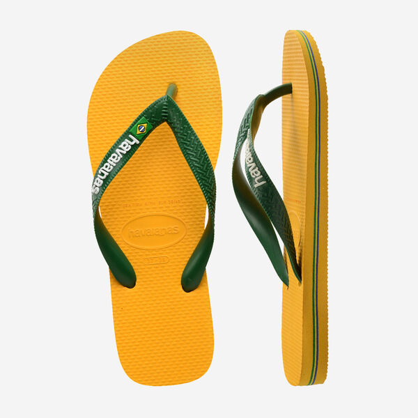 Havaianas uomo infradito BRASIL LOGO 4110850 Giallo