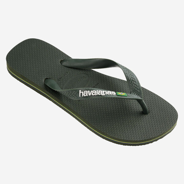 Havaianas uomo infradito BRASIL LOGO 4110850 Olive