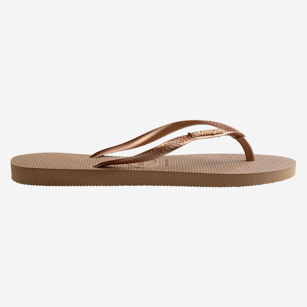 Havaianas donna infradito SLIM Logo METALLIC Rose Gold