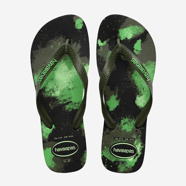 Havaianas Uomo Infradito Top Camu Nero/Mos 4141398 1293