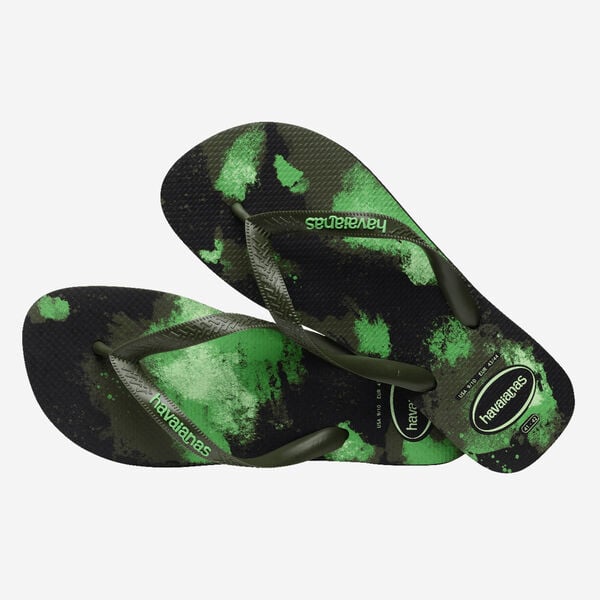 Havaianas Uomo Infradito Top Camu Nero/Mos 4141398 1293