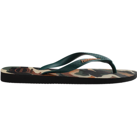 Havaianas uomo infradito Top Camu 4141398 6134 Nero Verde