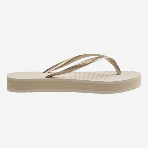 Havaianas donna infradito SLIM FLATFORM 4144537 Beige