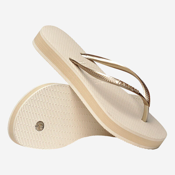 Havaianas donna infradito SLIM FLATFORM 4144537 Beige
