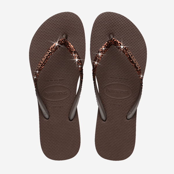 Havaianas donna infradito SLIM GLITTER II 4146975 Brown