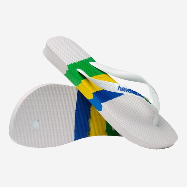 Havaianas Uomo Infradito Brasil Tech Bianco 4147239 0001