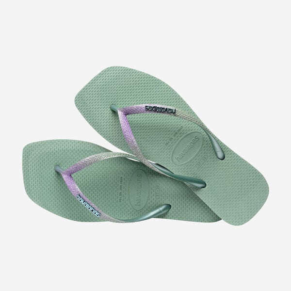 Havaianas Donna Infradito Square Glitter Verde 4148102 1809