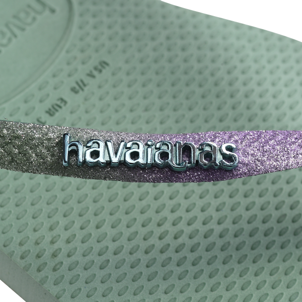 Havaianas Donna Infradito Square Glitter Verde 4148102 1809