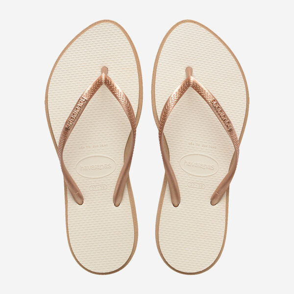 Havaianas donna infradito SLIM POINT 4149584 Rosa Gold \ Beige