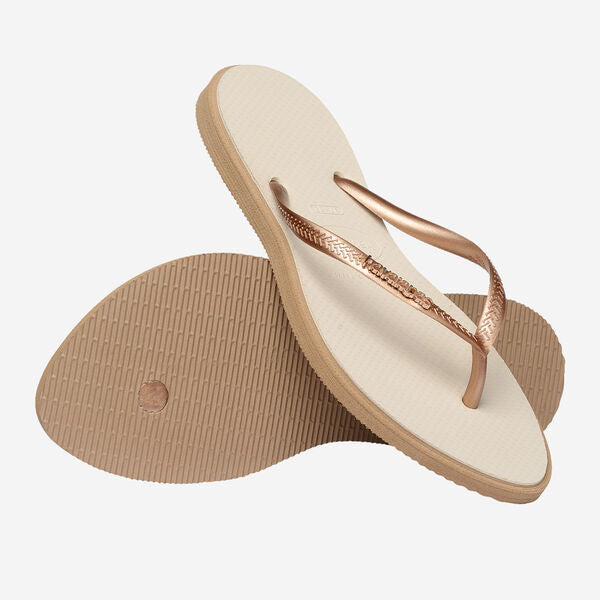 Havaianas donna infradito SLIM POINT 4149584 Rosa Gold \ Beige