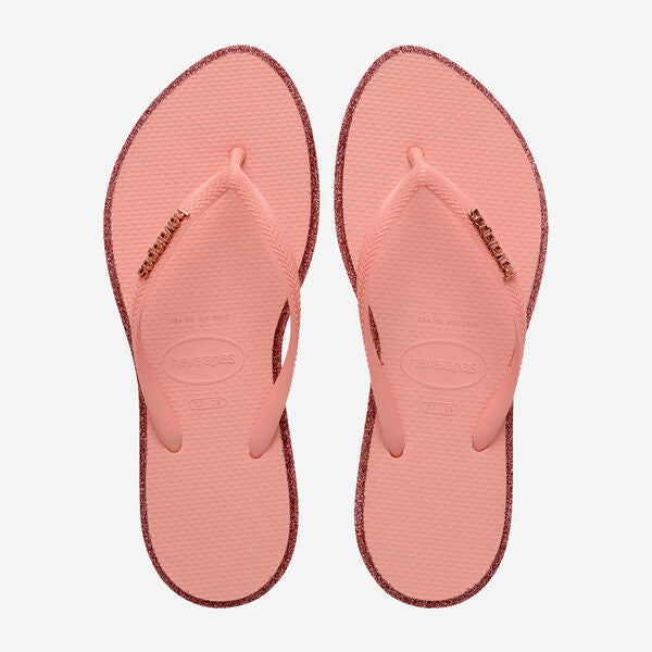 Havaianas donna infradito SLIM Point Glitter 4150157 Clay\Blossom